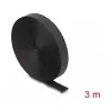 DeLOCK suchý zips 3 m x 20 mm čierny nylon