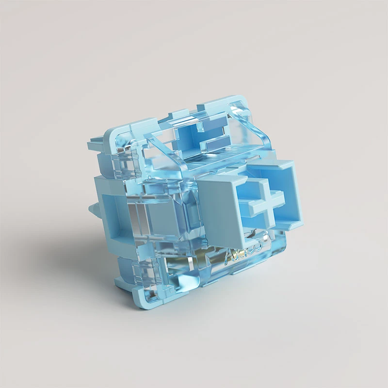 AKKO V3 Pro Cream Blue mechanické spínače, 5-pinové, taktilné, 45 g, 45 ks