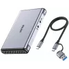 Unitek V1177AGY01 karta na snímanie videa, 4K@60Hz, HDMI, USB-C, mini jack 3,5 mm, sivá