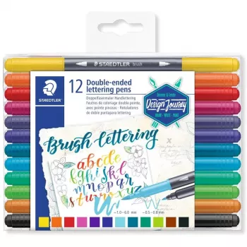 Guľôčkové pero + plniace pero Staedtler 3004 viacfarebné 12 ks