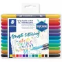 Staedtler Design Journey 3004 TB12 obojstranné fixky na brush lettering, 12 ks, rôzne farby