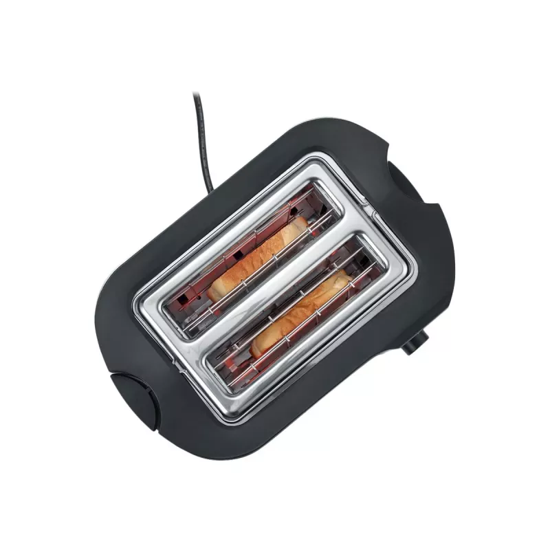 Severin 2589 2 plátky 800 W čierny, nehrdzavejúca oceľ