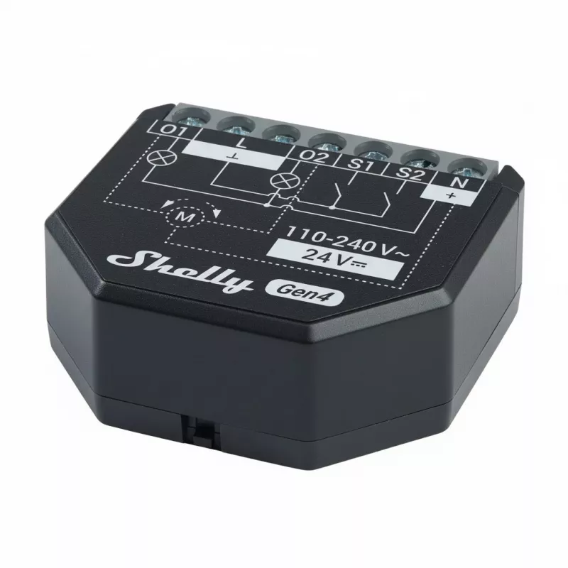 Sada s 2 Shelly 2PM Gen4 Zigbee/Matter ovládačmi