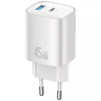 Nabíjačka T66 45W GaN CC290 USB-A + USB-C