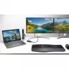 Kensington ProFit Ergo bezdrôtová klávesnica FR, plnoformátová (100%), káblová a bezdrôtová, RF Wireless + USB, AZERTY, čierna