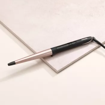 BaByliss Conical Wand kulma na vlasy teplá čierna, ružová 98.4 (2.5 m)
