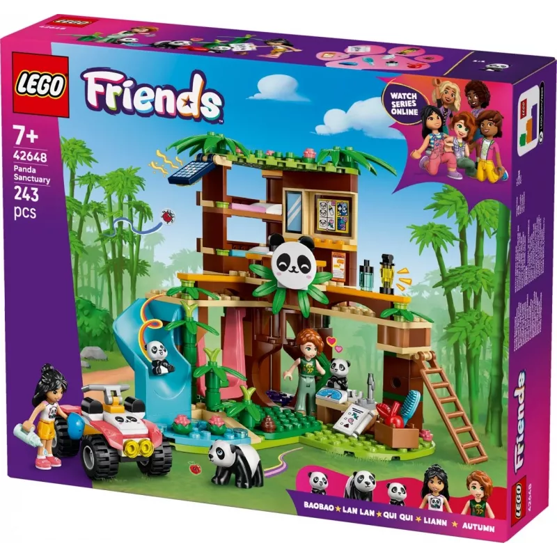 LEGO FRIENDS 42648 Panda Sanctuary starostlivosť o zvieratá