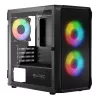 Počítačová skriňa Logic Concept Portos Mini ARGB Micro ATX čierna