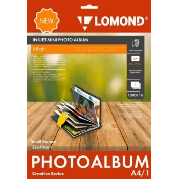 Fotoalbum Lomond Mini Album 1500116 malé štvorcové matné strany 32×40 mm