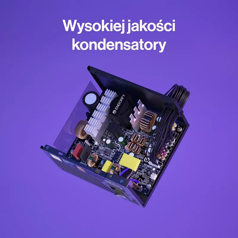 Napájací zdroj ENDORFY Vero L6 750 W, 24-pinový ATX, 80 PLUS Bronze, 120 mm ventilátor, čierny