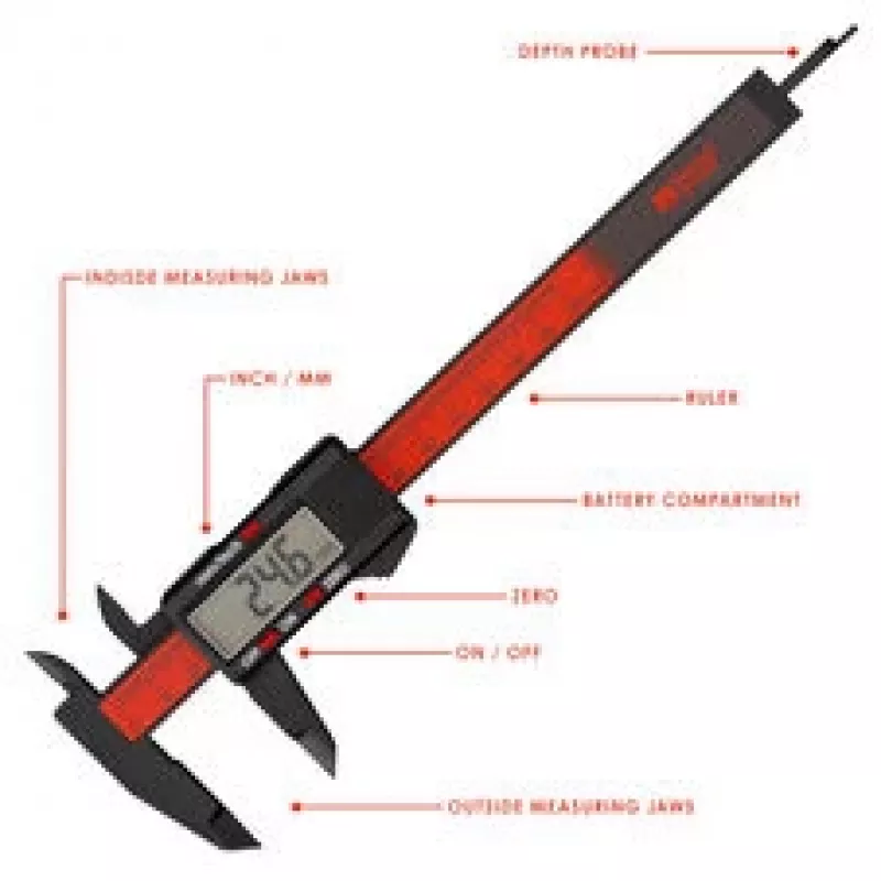 Thermal Grizzly TG Caliper – digitálne posuvné meradlo, 150 mm (TG-CAL-150)