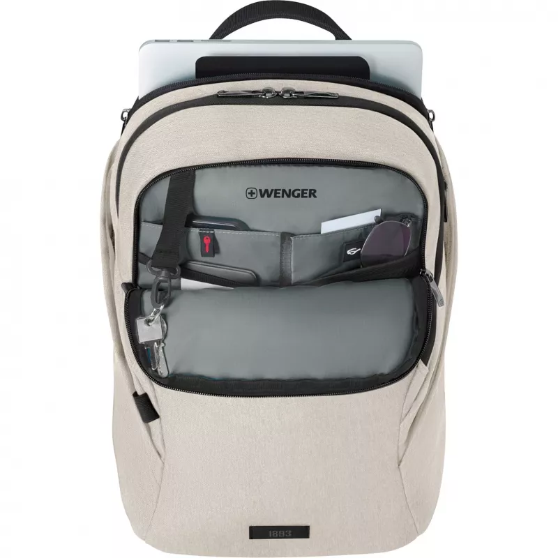 Wenger MX Light batoh na notebook s vreckom na tablet, 16 palcov, piesková
