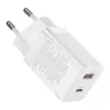 Baseus Super Si Pro rýchlonabíjačka USB + USB-C 30W (biela)