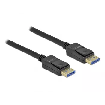 Delock - DisplayPort kábel - DisplayPort (M) na DisplayPort (M) - DisplayPort 2,0 - 1,0 m - podporuje 10K 60 Hz (10 240 x 4320) - čierny (80261)