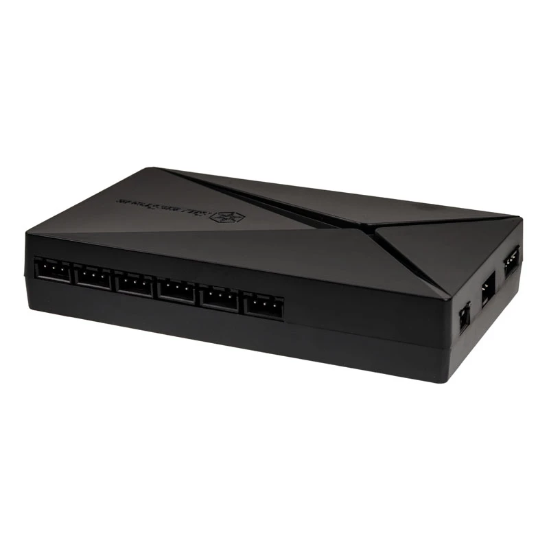 SilverStone SST-LSB02-E - ARGB-LED hub, kontrolér - čierny