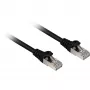 Sieťový kábel Sharkoon Cat.6a SFTP RJ-45 Cat6a 0,25 m čierny