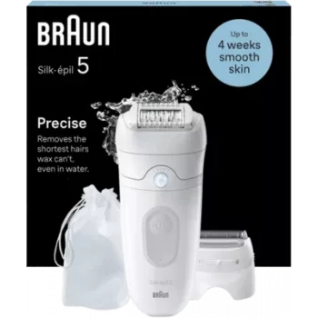 Epilátor BRAUN Silk Epil 5 5-060 – káblový epilátor s 28 pinzetami a masážnym systémom
