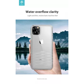 Puzdro na smartfón Devia Ocean2 séria pre iPhone 11 Pro Max, transparentné, ochranný priehľadný kryt