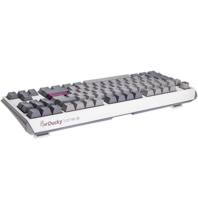 Ducky One 3 TKL klávesnica Gaming USB US English strieborná