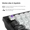 Mechanická klávesnica Keychron Q6H-M1 bezdrôtová RGB Carbon čierna