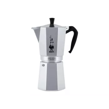 Bialetti Moka Express - strieborná - hliník - pre 18 šálok