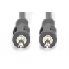 Audio prepojovací kábel stereo Digitus AK-510100-025-S