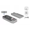Puzdro na SSD DeLOCK 42033 sivé M.2 PCI Express 40 Gbit/s
