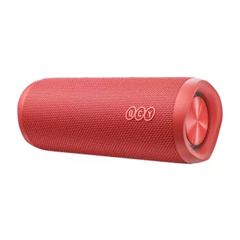 Prenosný bezdrôtový reproduktor QCY SP7 červený — Bluetooth 5.0, kompaktný prenosný dizajn
