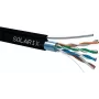 Sieťový kábel Solarix SXKD-5E-FTP-PE-SAM RJ45 CAT5E 305 m čierny