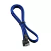 CableMod ModMesh - SATA kábel - Serial ATA 150/300/600 - SATA (W) pravouhlý na SATA (W) - 60 cm - modrý (CM-CAB-RSAT-N60KB-R)