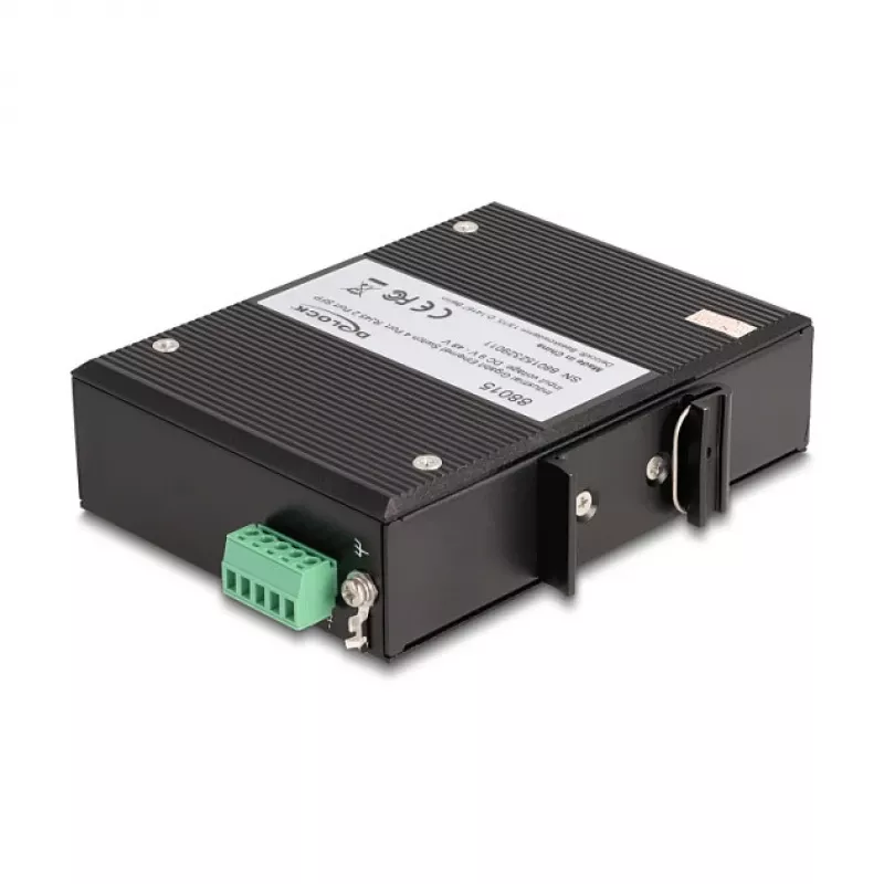 Neřízený switch DeLOCK 88015 Gigabit Ethernet 4 porty čierny