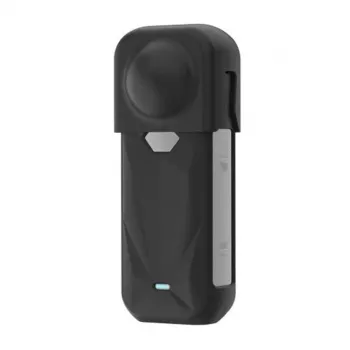 PULUZ silikónové ochranné puzdro s krytom objektívu pre Insta360 X5 (čierne)