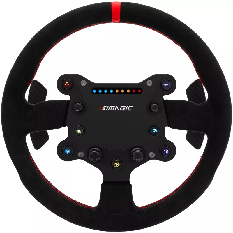 Simagic GTS Alcantara S202 — volant pre sim racing potiahnutý Alcantarou, model S202
