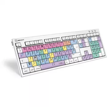 Klávesnica Logickeyboard LKB-FCPX10-CWMU-UK Office USB QWERTY UK-anglická viacfarebná