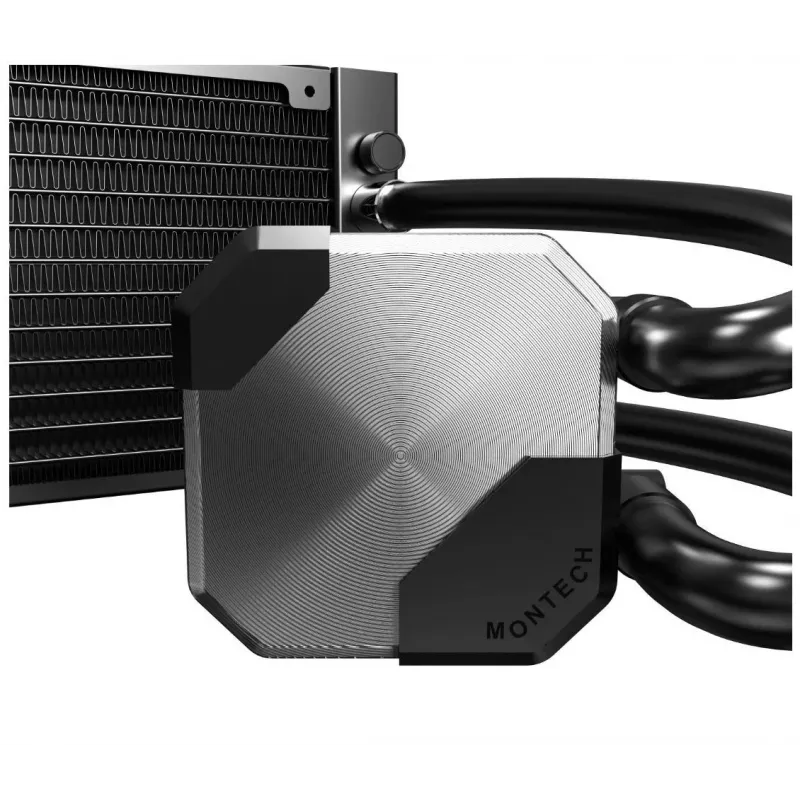 Montech HyperFlow Silent 240 procesorový All-in-One kvapalinový chladič 12 cm čierny 1 ks