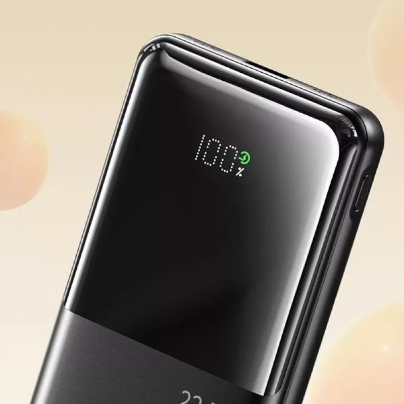 Powerbank 10000mAh P76K 22,5W 4 výstupy nabíjania dva káble