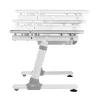 Ergo Office detský ergonomický výškovo nastaviteľný stôl, sivý, max. 100 kg, ER-417 2cz