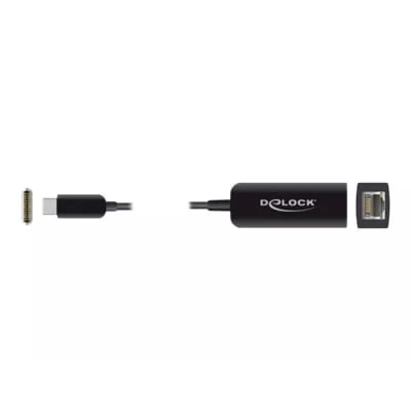 Adaptér USB Type-C konektor samec na 2,5 Gigabit LAN kompaktný DeLOCK 66645