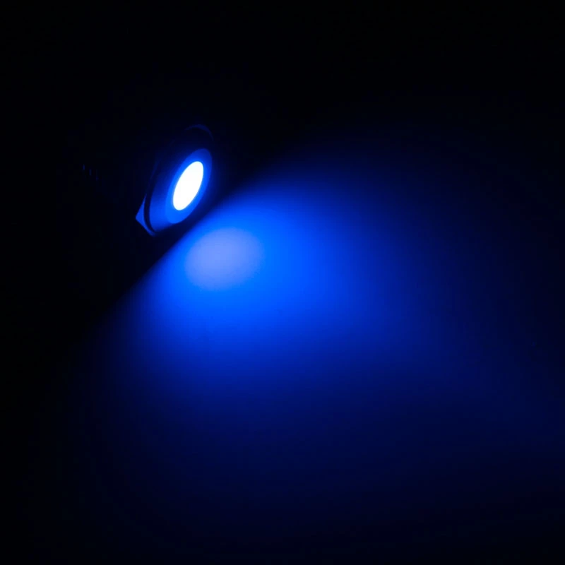 LED indikátor Lamptron Dioda modrá LAMP-SW2001-H, Panel-Mount signálna LED