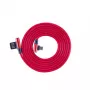 Sbox USB->Micro USB 90 M/M 1,5m USB-MICRO-90R jahodová červená
