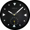 Nástenné hodiny NeXtime 3049 Serious Black, Ø32 cm, čierna