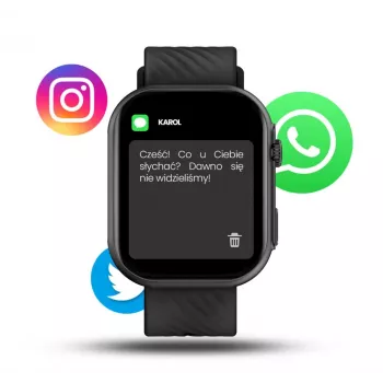 Smartwatch Manta Revo SWU401BK čierny