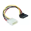 Napájací kábel SATA HDD 4-pin samec zahnutý DeLOCK 60101