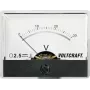Voltcraft AM-60X46/30V/DC zabudovaný merací prístroj AM-60X46/60V/DC 30 V otočný cievkový merací prístroj (AM-60X46/30V/DC)