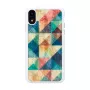 iKins Mosaic biele puzdro pre iPhone XR, K1713H