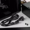 Akyga AK-PC-05C napájací kábel, CEE 7/7 na IEC C13, meď 3 x 1 mm², 5 m, čierna
