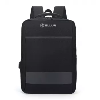 Batoh Tellur Nomad 15,6 palca s USB portom, čierny
