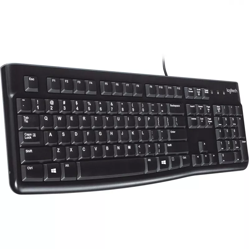 Logitech K120 klávesnica USB QWERTY španielska čierna (920-002499)