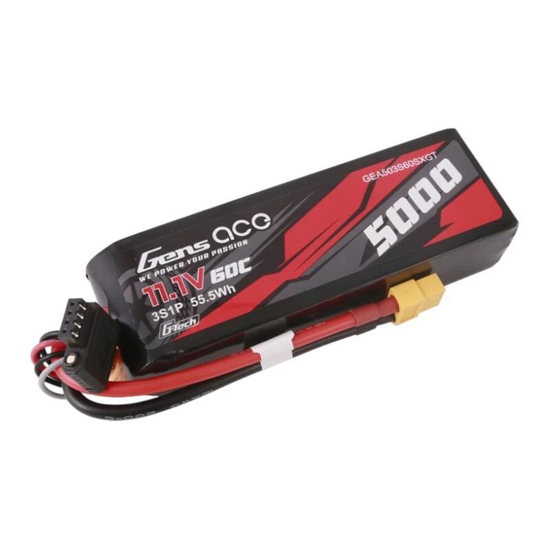 Gens ace G-Tech 5000mAh 11,1V 60C 3S1P Lipo s XT60 konektorom