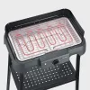 Stolný elektrický gril SEVERIN PG 8594 — 2000 W, obdĺžnikový rošt, čierny